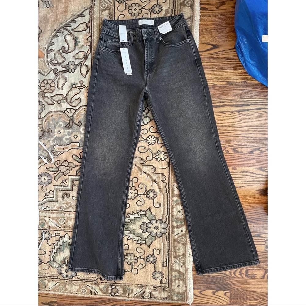 NWT Topshop rigid 90s flare jeans high waist 28”